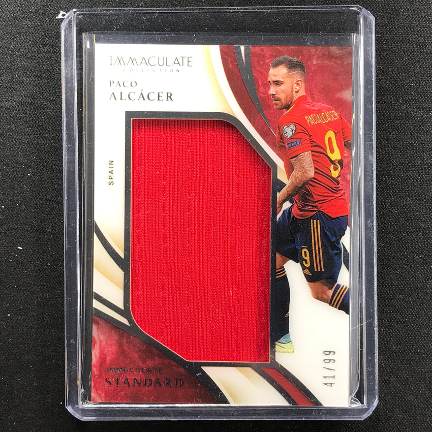 2020 Immaculate Paco Alcacer Standard Memorabilia Jersey Relic Silver 41/99