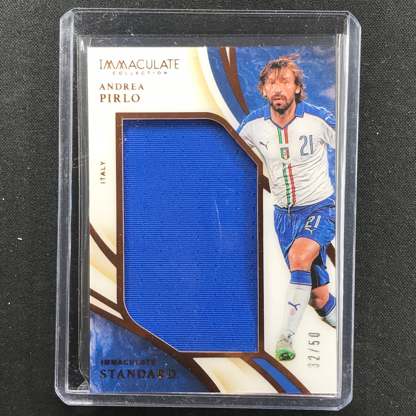 2020 Immaculate Andrea Pirlo Standard Memorabilia Jersey Relic Bronze 32/50