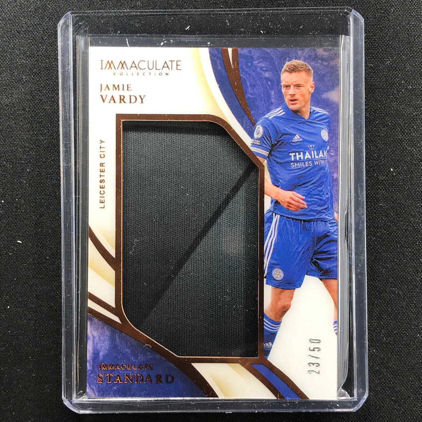 2020 Immaculate Jamie Vardy Standard Memorabilia Jersey Relic Bronze 23/50