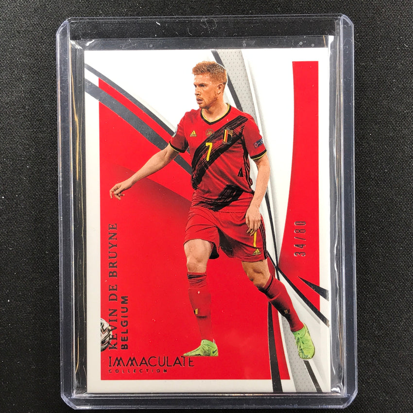 2021 Immaculate Kevin De Bruyne Base Silver 34/80