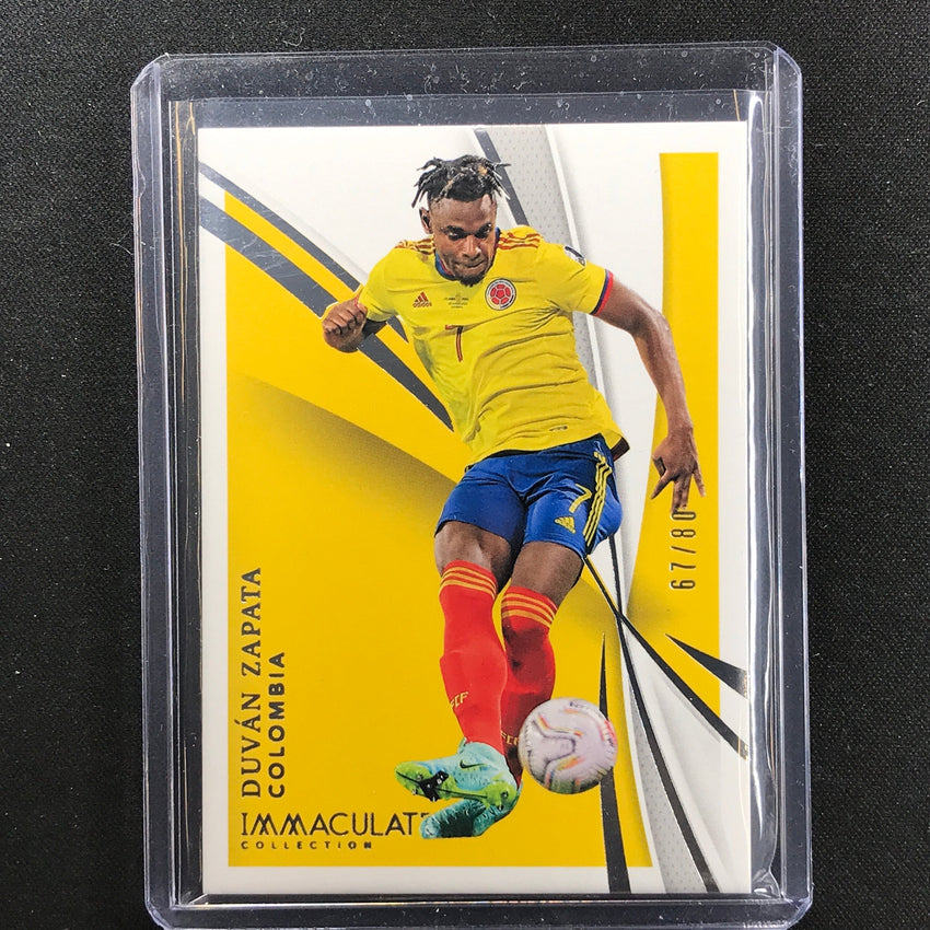 2021 Immaculate Duvan Zapata Base Silver 67/80