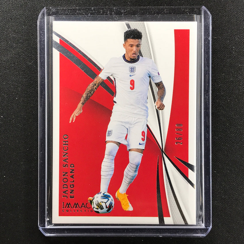2021 Immaculate Jadon Sancho Base Silver 26/80