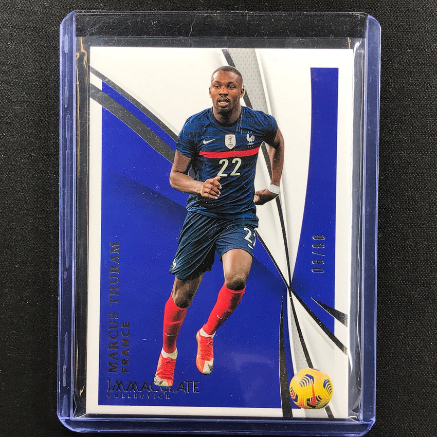 2021 Immaculate Marcus Thuram Base Silver 6/80