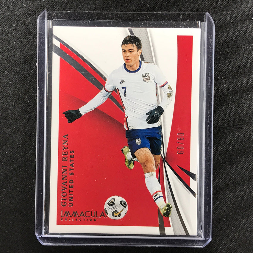 2021 Immaculate Giovanni Reyna Base Silver 60/80