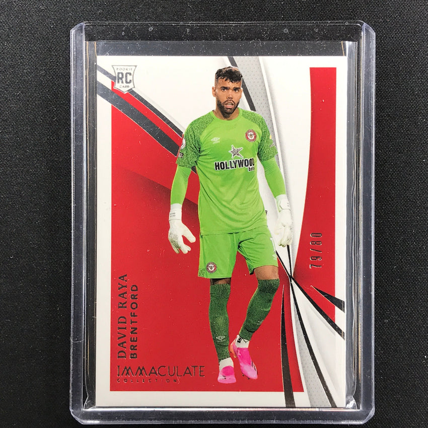 2021 Immaculate David Raya Rookie Base Silver 79/80