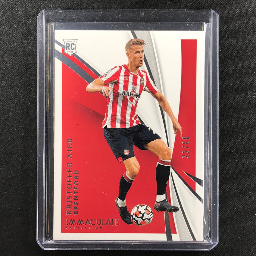 2021 Immaculate Kristoffer Ajer Rookie Base Silver 22/80