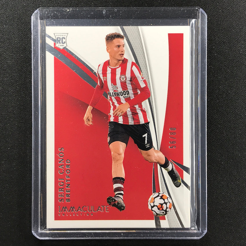 2021 Immaculate Sergi Canos Rookie Base Silver 56/80