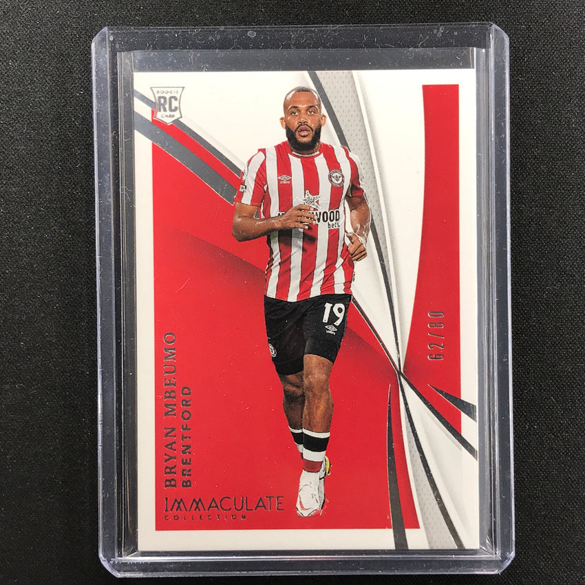 2021 Immaculate Bryan Mbeumo Rookie Base Silver 62/80