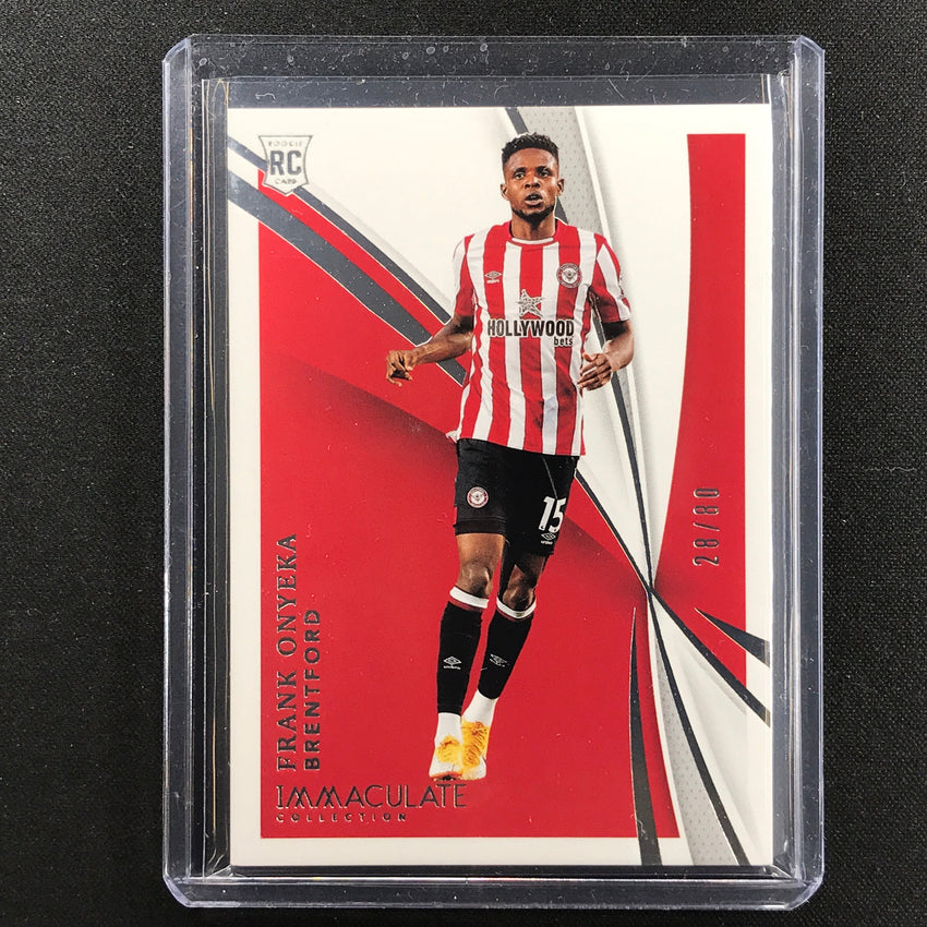2021 Immaculate Frank Onyeka Rookie Base Silver 28/80