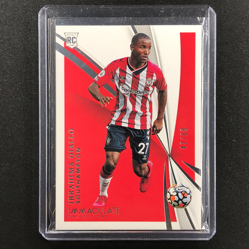 2021 Immaculate Ibrahima Diallo Rookie Base Silver 47/80