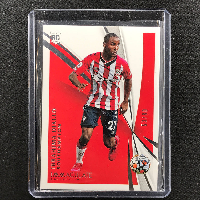 2021 Immaculate Ibrahima Diallo Rookie Base Silver 53/80