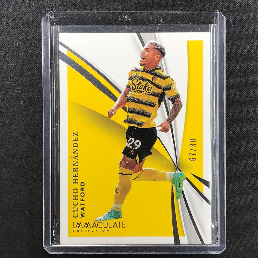 2021 Immaculate Cucho Hernandez Base Silver 67/80