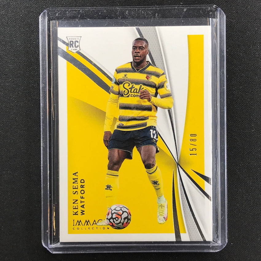 2021 Immaculate Ken Sema Rookie Base Silver 15/80