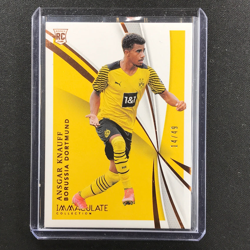 2021 Immaculate Ansgar Knauff Rookie Base Bronze 14/49
