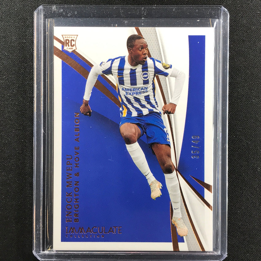 2021 Immaculate Enock Mwepu Rookie Base Bronze 35/49