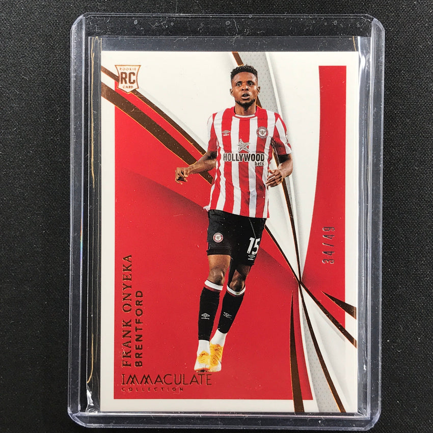 2021 Immaculate Frank Onyeka Rookie Base Bronze 34/49