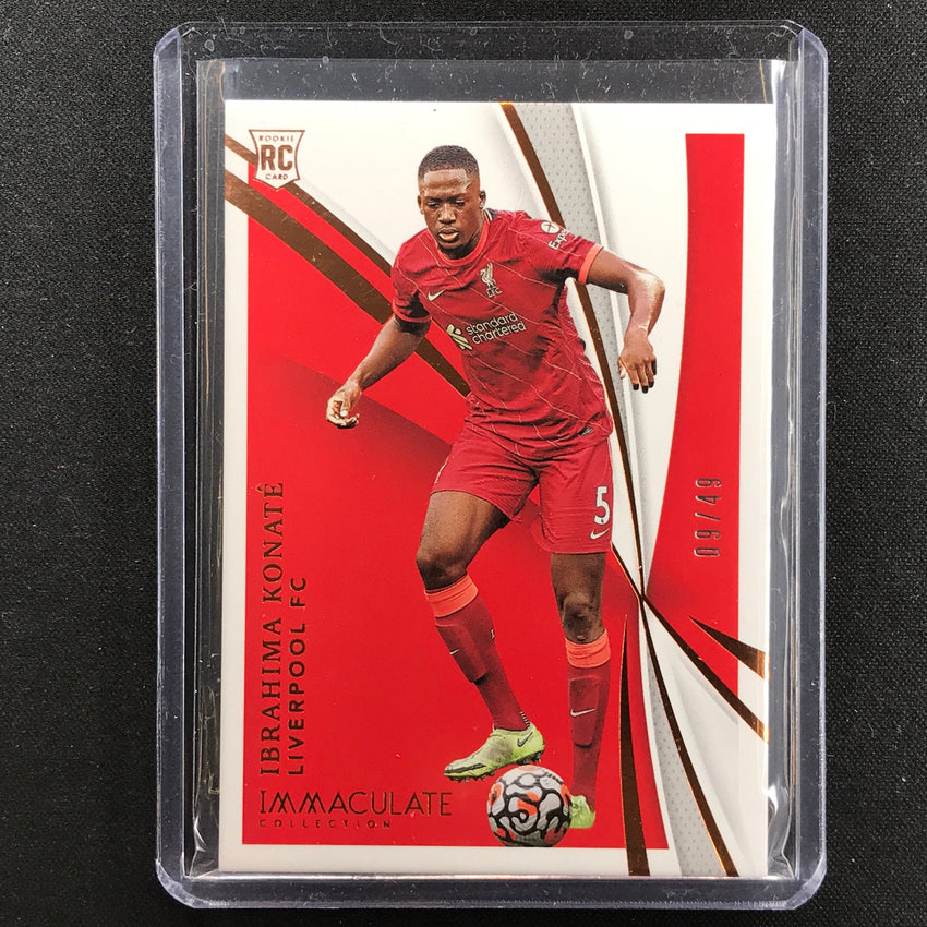 2021 Immaculate Ibrahima Konate Rookie Base Bronze 9/49