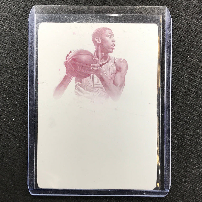 2013-14 National Treasures Anthony Davis 2012-13 Printing Plate 1/1 Magenta No 48