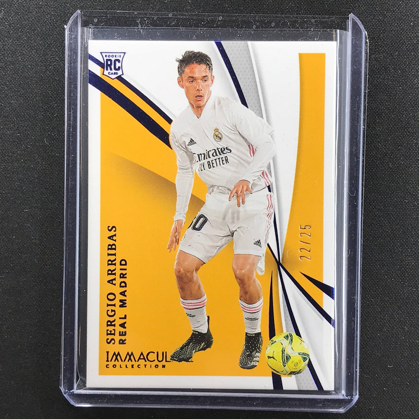 2021 Immaculate Sergio Arribas Rookie Base Sapphire 22/25