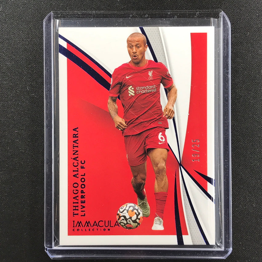 2021 Immaculate Thiago Alcantara Base Sapphire 19/25