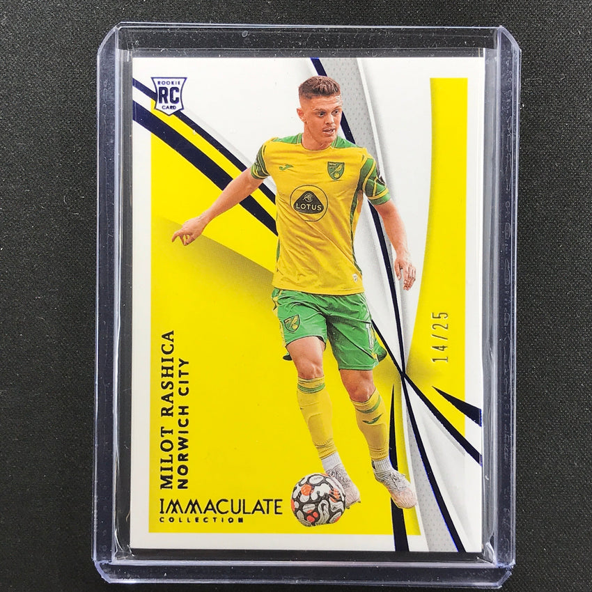 2021 Immaculate Milot Rashica Rookie Base Sapphire 14/25