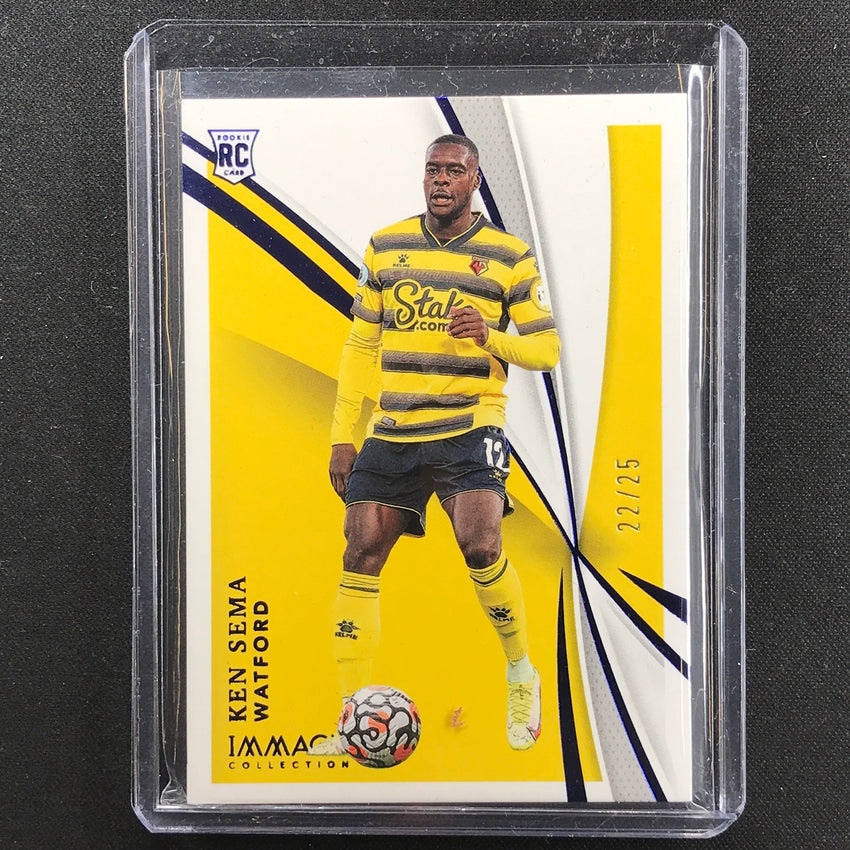 2021 Immaculate Ken Sema Rookie Base Sapphire 22/25