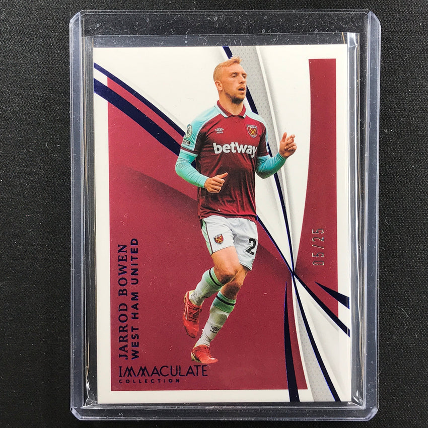 2021 Immaculate Jarrod Bowen Base Sapphire 5/25