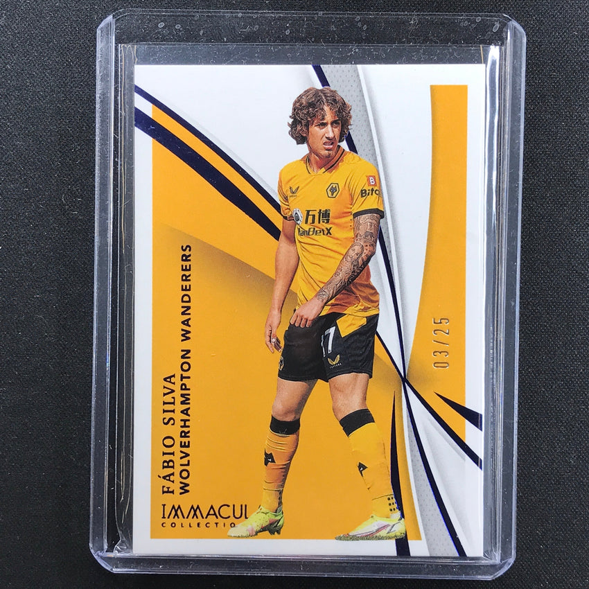 2021 Immaculate Fabio Silva Base Sapphire 3/25