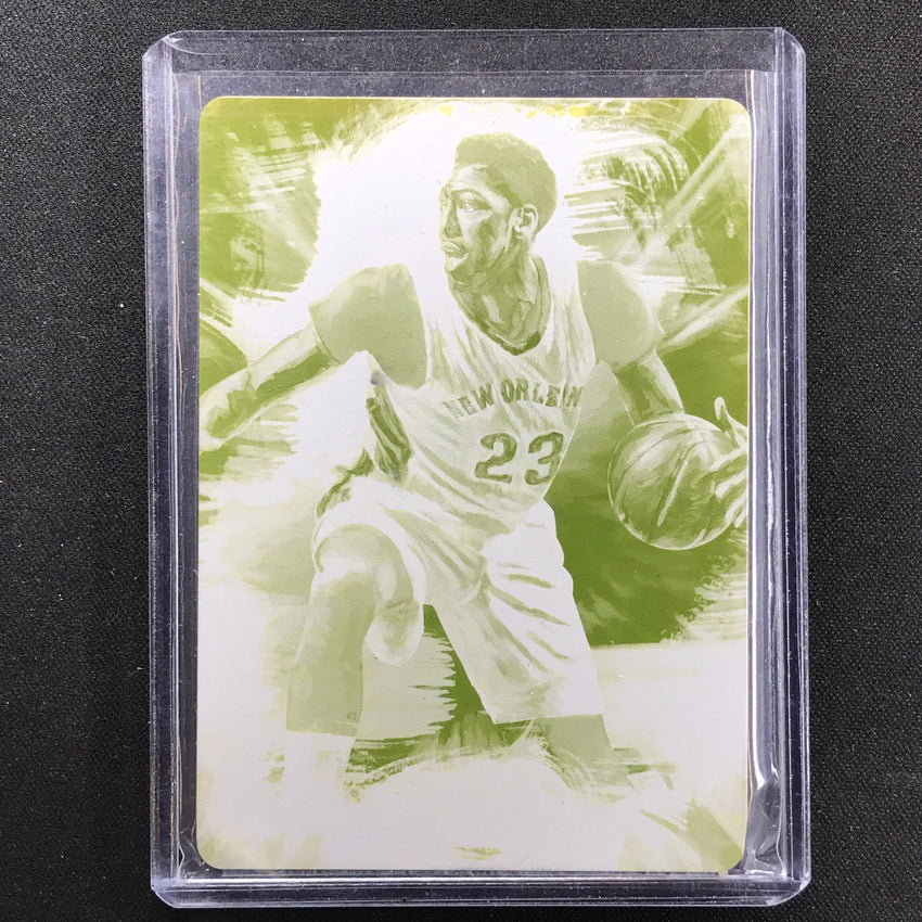 2015-16 Court Kings Anthony Davis Aurora Printing Plate 1/1 Yellow