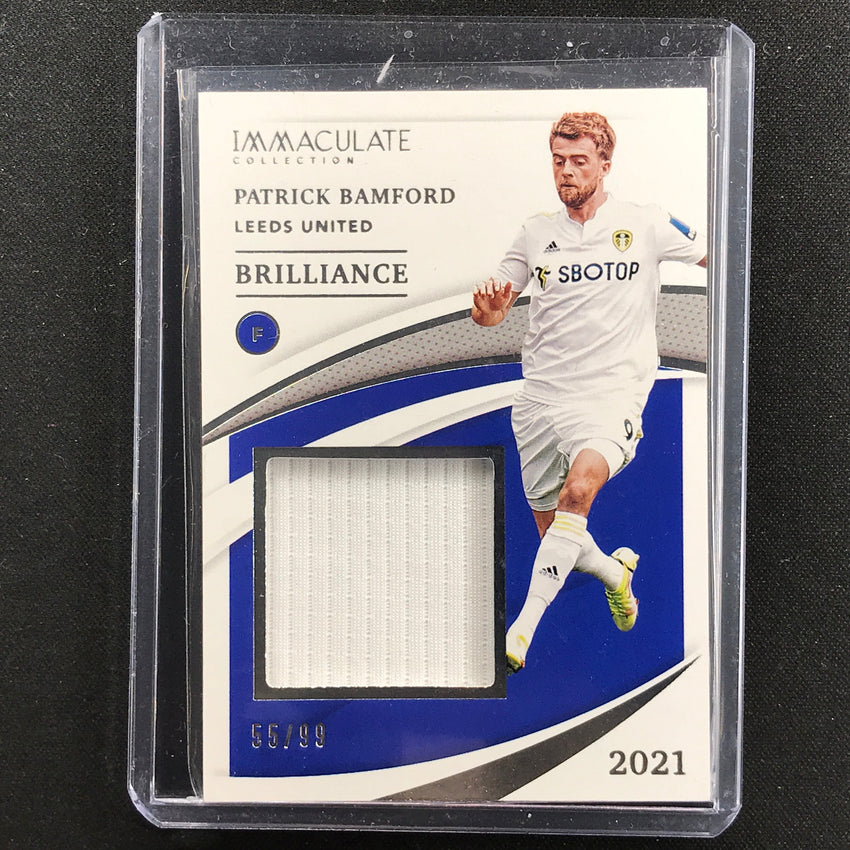 2021 Immaculate Patrick Bamford Brilliance Jersey Relic Silver 55/99