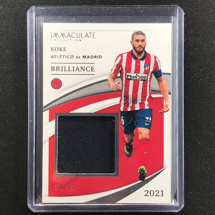 2021 Immaculate Koke Brilliance Jersey Relic Silver 14/99