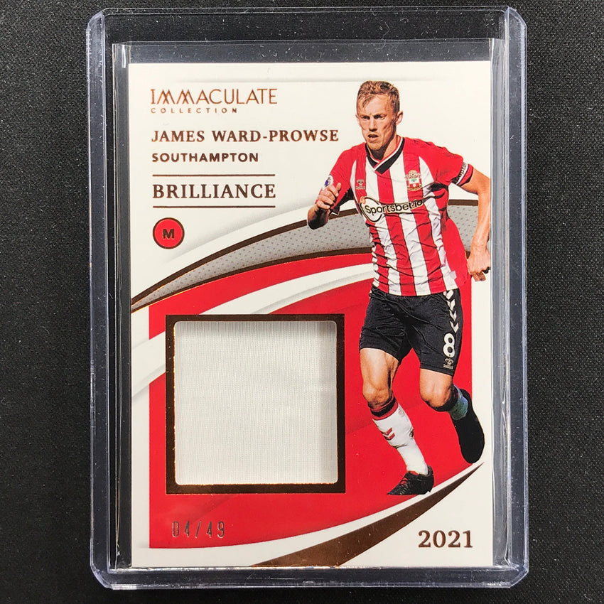 2021 Immaculate James Ward-prowse Brilliance Jersey Relic Bronze 4/49