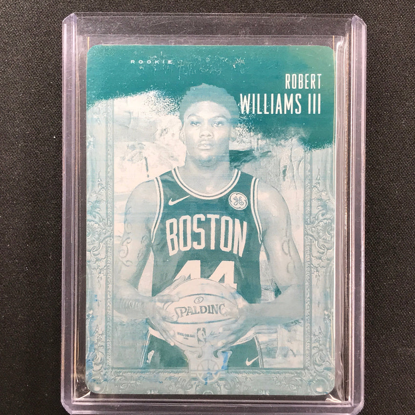 2018-19 Court Kings Robert Williams Iii Rookie Portraits Printing Plate 1/1 Cyan