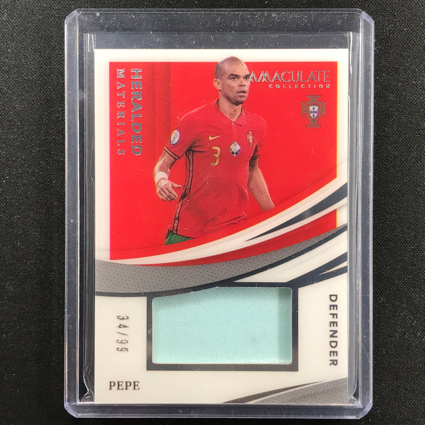 2021 Immaculate Pepe Heralded Materials Acetate Jersey Relic 34/99