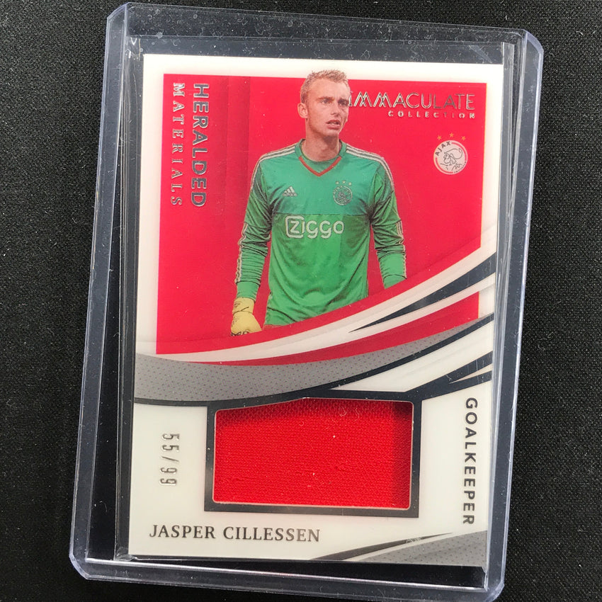 2021 Immaculate Jasper Cillessen Heralded Materials Acetate Jersey Relic 55/99
