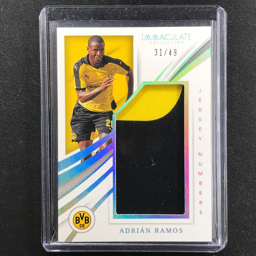 2021 Immaculate Adrian Ramos Jersey Number Patches Holo Silver 31/49