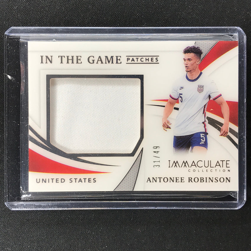 2021 Immaculate Antonee Robinson In The Game Patches Relic Silver 31/49
