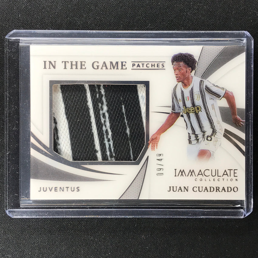 2021 Immaculate Juan Cuadrado In The Game Patches Relic Silver 9/49