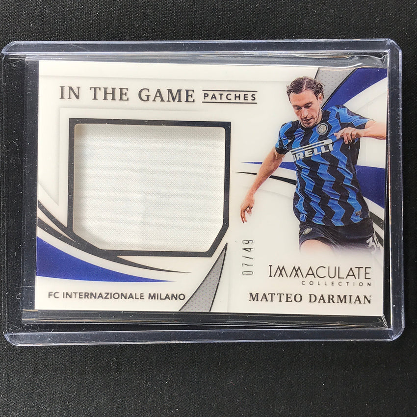 2021 Immaculate Matteo Darmian In The Game Patches Relic Silver 7/49