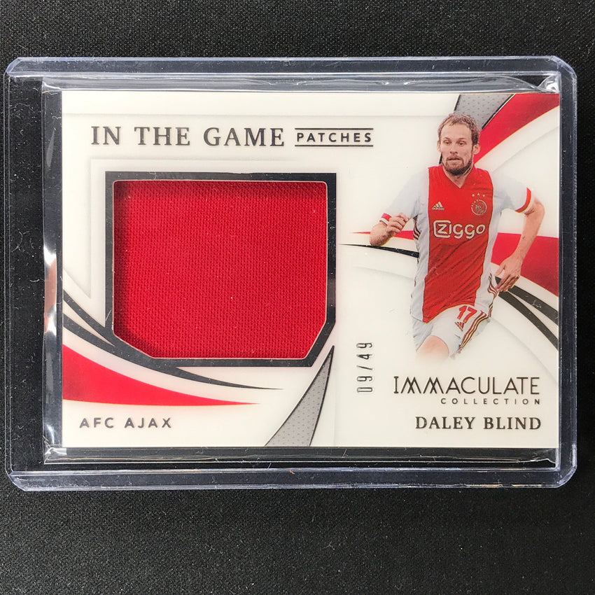 2021 Immaculate Dailey Blind In The Game Patches Relic Silver 9/49