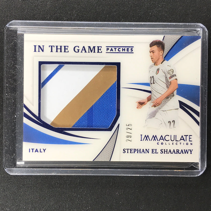 2021 Immaculate Stephan El Shaarawy In The Game Patches Relic Sapphire 20/25