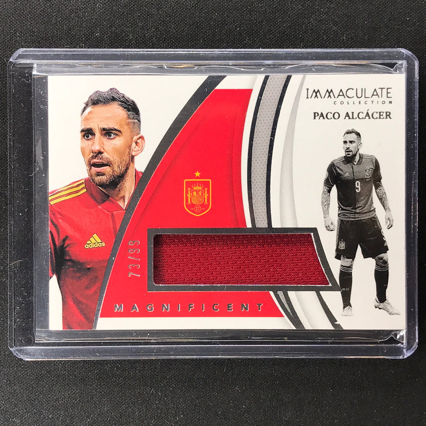 2021 Immaculate Paco Alcacer Magnificent Jersey Relic Silver 73/99