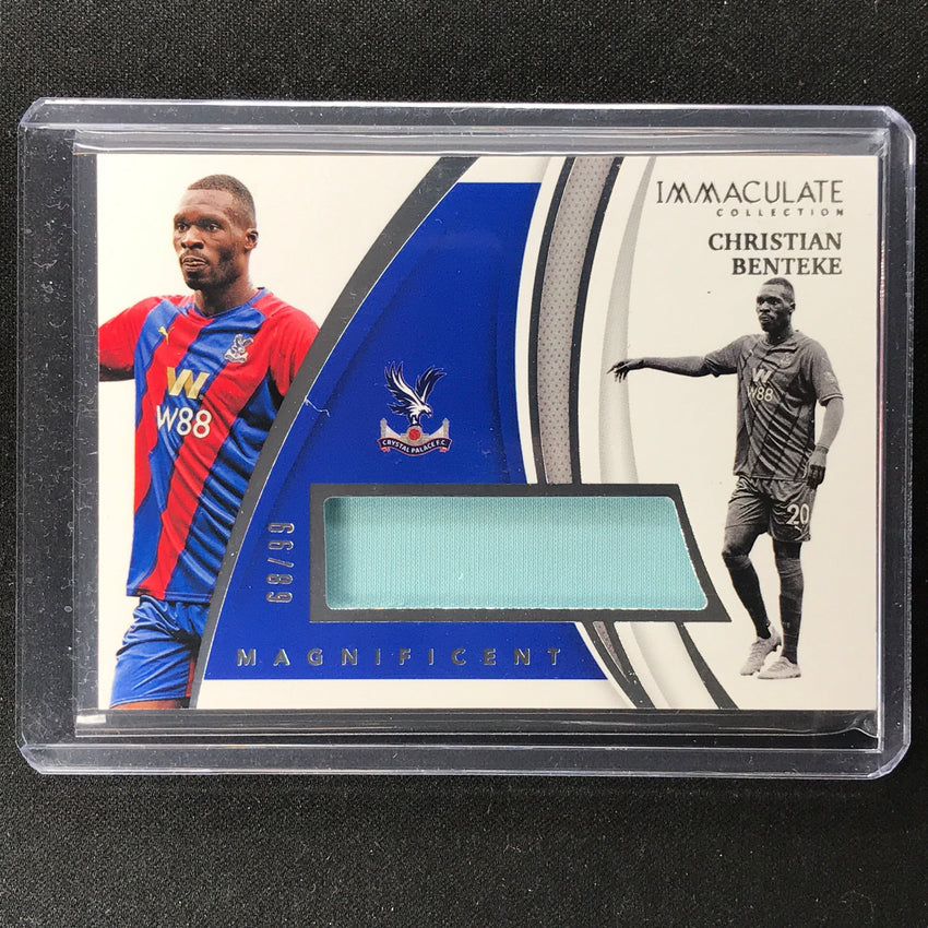 2021 Immaculate Christian Benteke Magnificent Jersey Relic Silver 68/99