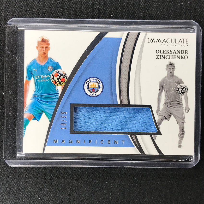 2021 Immaculate Oleksander Zinchenko Magnificent Jersey Relic Silver 18/99