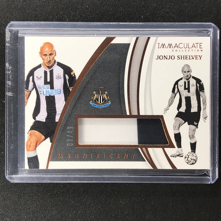 2021 Immaculate Jonjo Shelvey Magnificent Jersey Relic Patch Bronze 8/49