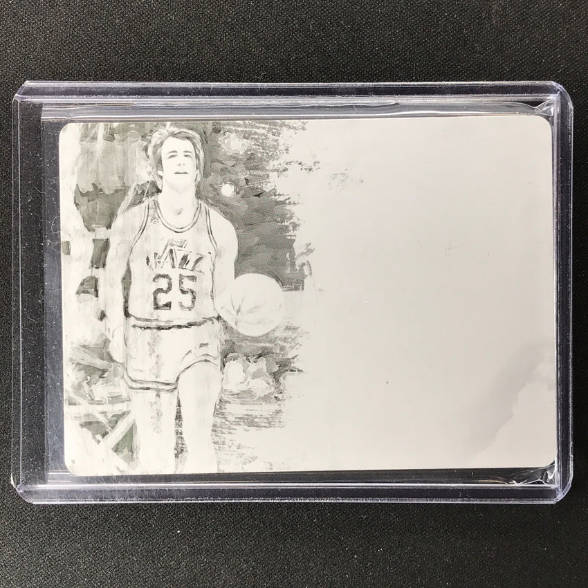2015-16 Court Kings Gail Goodrich Autographs Printing Plate 1/1 Black