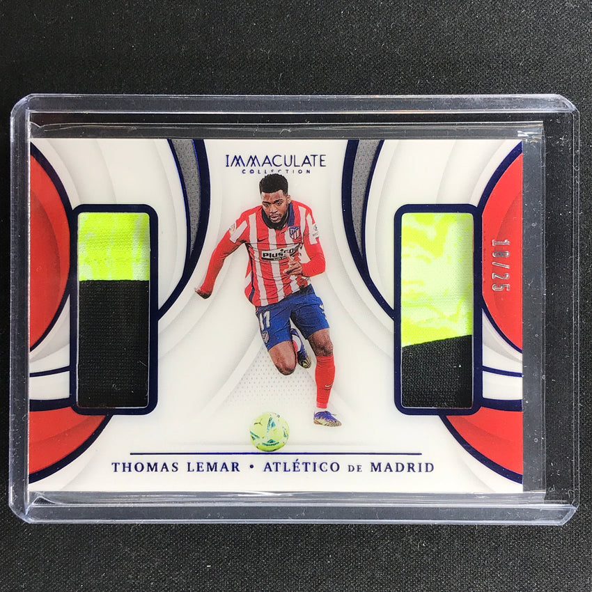 2021 Immaculate Thomas Lemar Jumbo Dual Patches Jersey Relic Patch 18/25