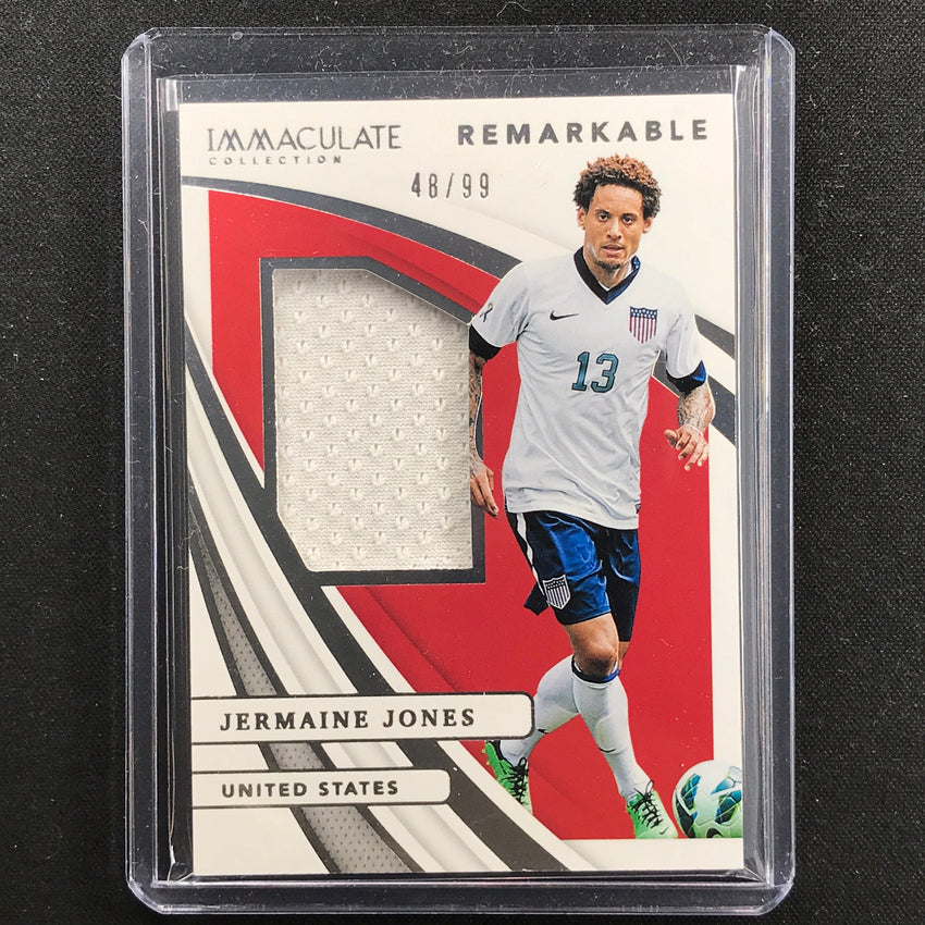 2021 Immaculate Jermaine Jones Remarkable Memorabilia Jersey Relic Silver 48/99