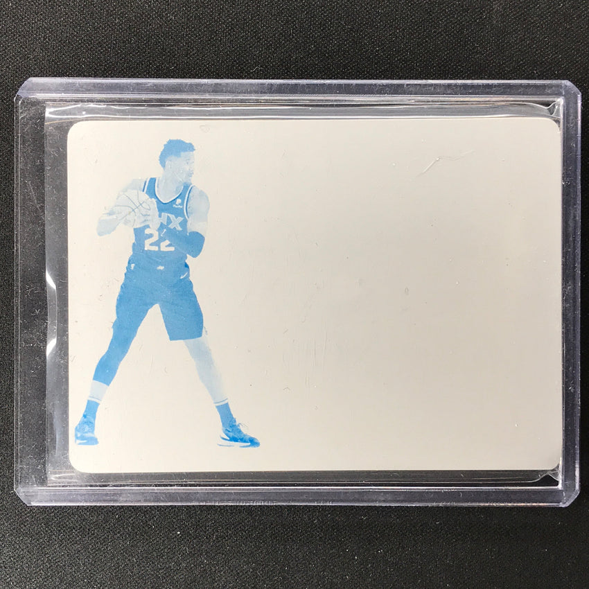 2018-19 Flawless Deandre Ayton Rookie Patches Printing Plate 1/1 Cyan