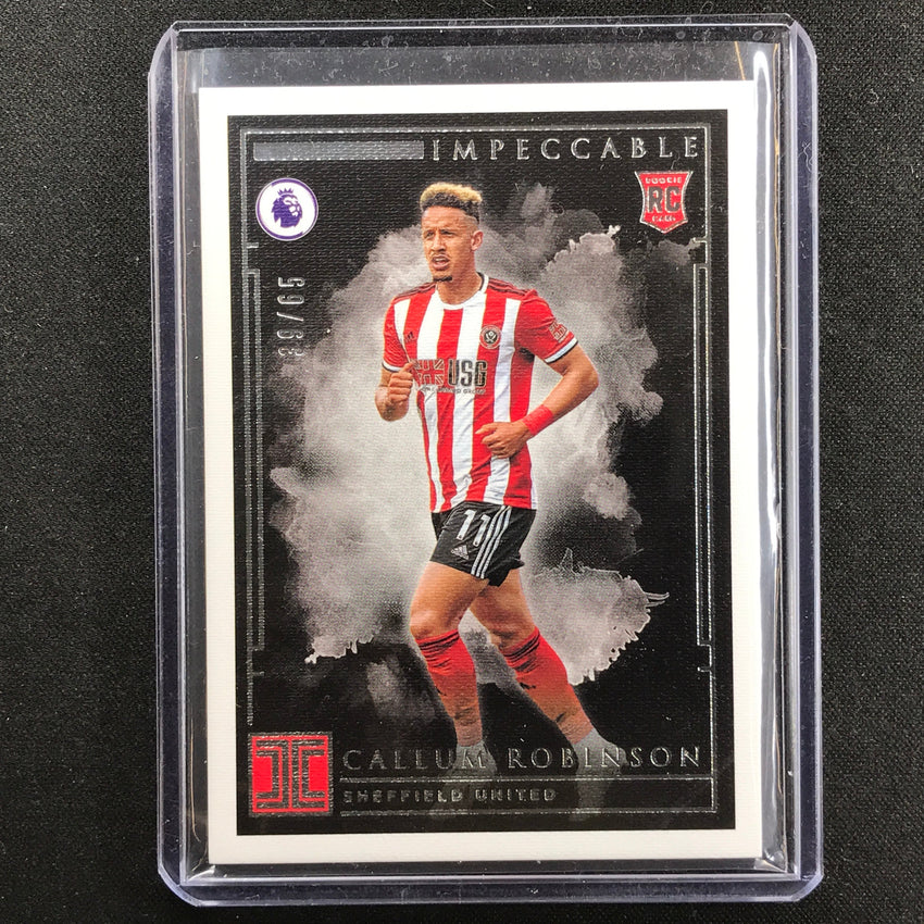 2019-20 Impeccable Epl Callum Robinson Rookie Base Silver 39/65